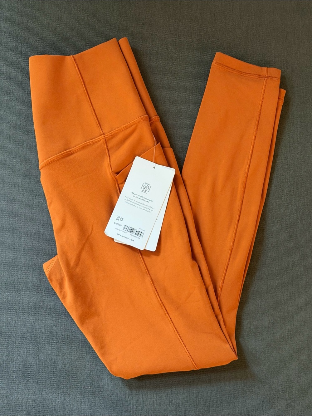 Athleta Salutation Stash Leggings with Side Pocket